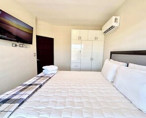 2 slaapkamers, een strijkplank/strijkijzer, wifi