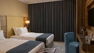 Two-Bedroom Suite | Seprai premium, selimut bulu angsa, dan tempat tidur Tempur-Pendic