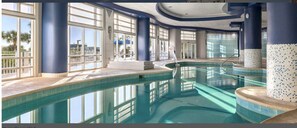 Indoor pool, outdoor pool