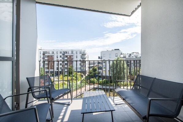 Deluxe-Apartment | Balkon