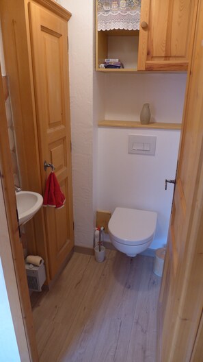 Sèche-cheveux, serviettes fournies, papier toilette