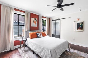 1 chambre, fer et planche à repasser, Wi-Fi, literie fournie