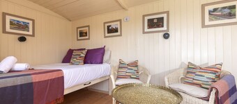 Komfort-Blick auf den Fluss-Schäferhütte-Eigenes Badezimmer