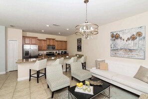 Townhome, Multiple Beds, Pool Access, Pool View (Enchanted Clock Tower) | Living area | 42-inch flat-screen TV with digital channels