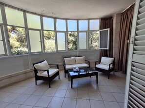 Family Apartment, Sea View | Terrace/patio