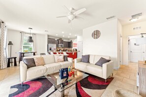 House, Multiple Beds, Pool Access, Pool View (Solterra Bliss) | Living area | 42-inch flat-screen TV with digital channels