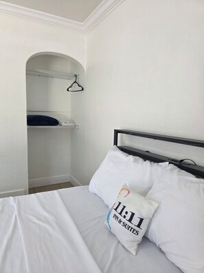 1 غرفة نوم وواي فاي وملاءات أسرّة