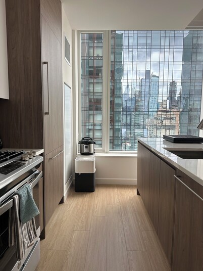 Chic 1-bedroom condo in superb New York with fitness room, AC