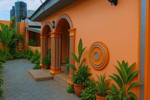 Detalhe da fachada