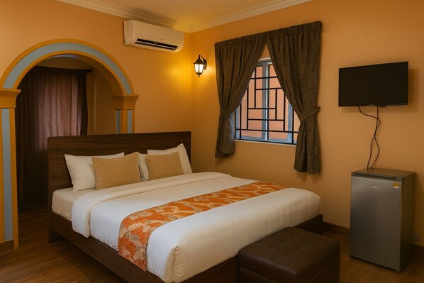 1 makuuhuone, vuodevaatteet