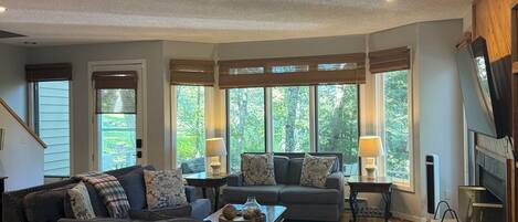 تلفزيون، مدفأة