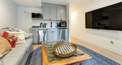 New two room apartment close to stadium and downtown on a park