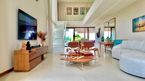 TV connectée, médiathèque, chaîne hi-fi