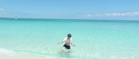 Sun loungers, beach towels