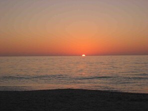 Tæt på stranden