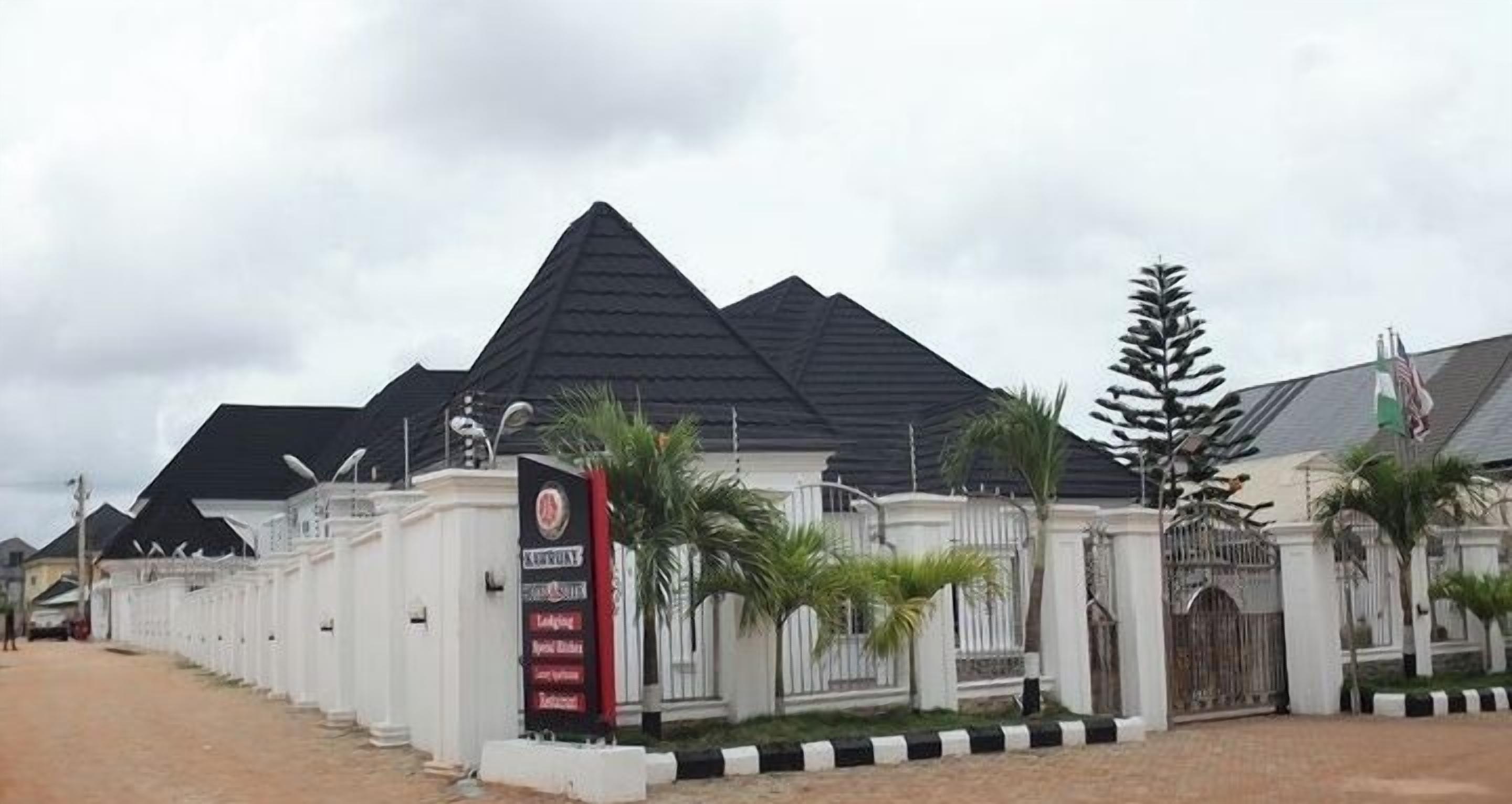 Voorkant van accommodatie