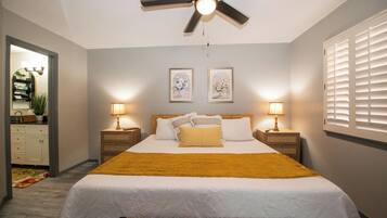 3 chambres, fer et planche Ă repasser, Wi-Fi, draps fournis