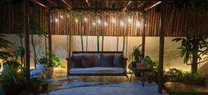 Terrace/patio - Experience peace and comfort at GRG Villa Huan - your home away from home. (Santo Domingo)