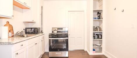 Microwave, oven, stovetop
