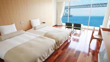 Twin Room, Sea View | Free WiFi, bed sheets