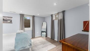 Desk, iron/ironing board, free WiFi, bed sheets