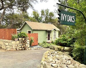 Exterior detail - Serene stay with gym, orchard, horses, bunnies, chickens and a pond in CARP! (Carpinteria)