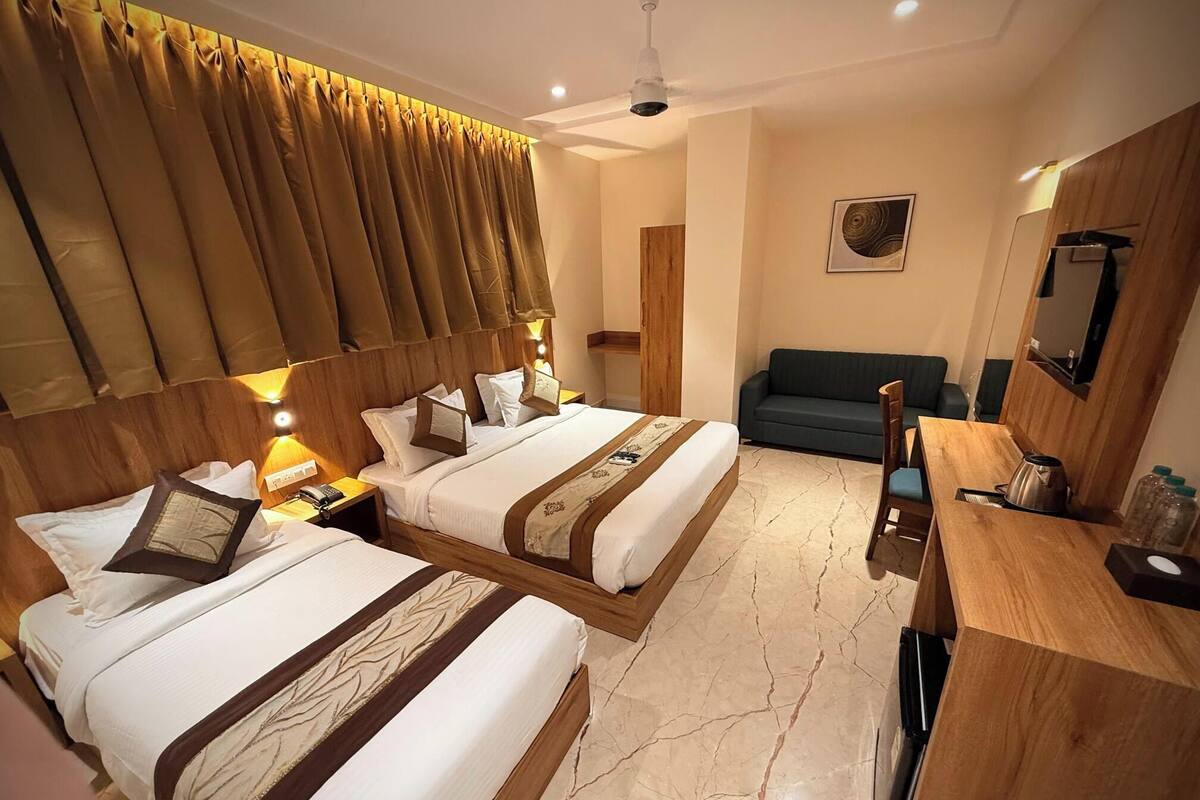 Executive-Dreibettzimmer | BettwÀsche aus Àgyptischer Baumwolle, hochwertige Bettwaren