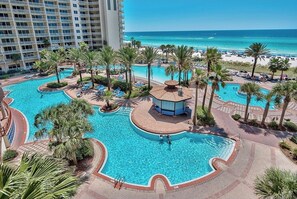 Indoor pool, outdoor pool