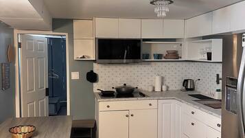 Microwave, oven, stovetop