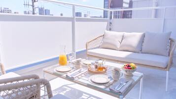 Apartment, Non Smoking (401, 3 people) | Terrace/patio