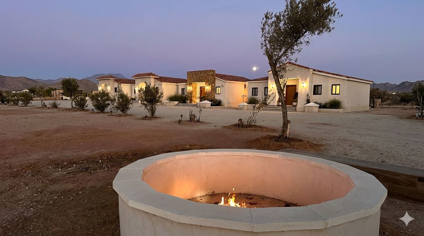 Baja Toscana Private Wine Country Retreat | Bathroom | Shower, towels, soap, shampoo