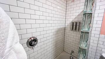 Hair dryer, towels