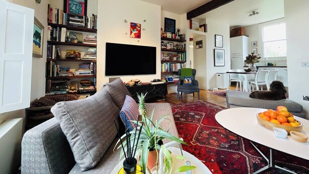 Dortoir partagé, 1 chambre, patio, vue sur le jardin | Salle de séjour
