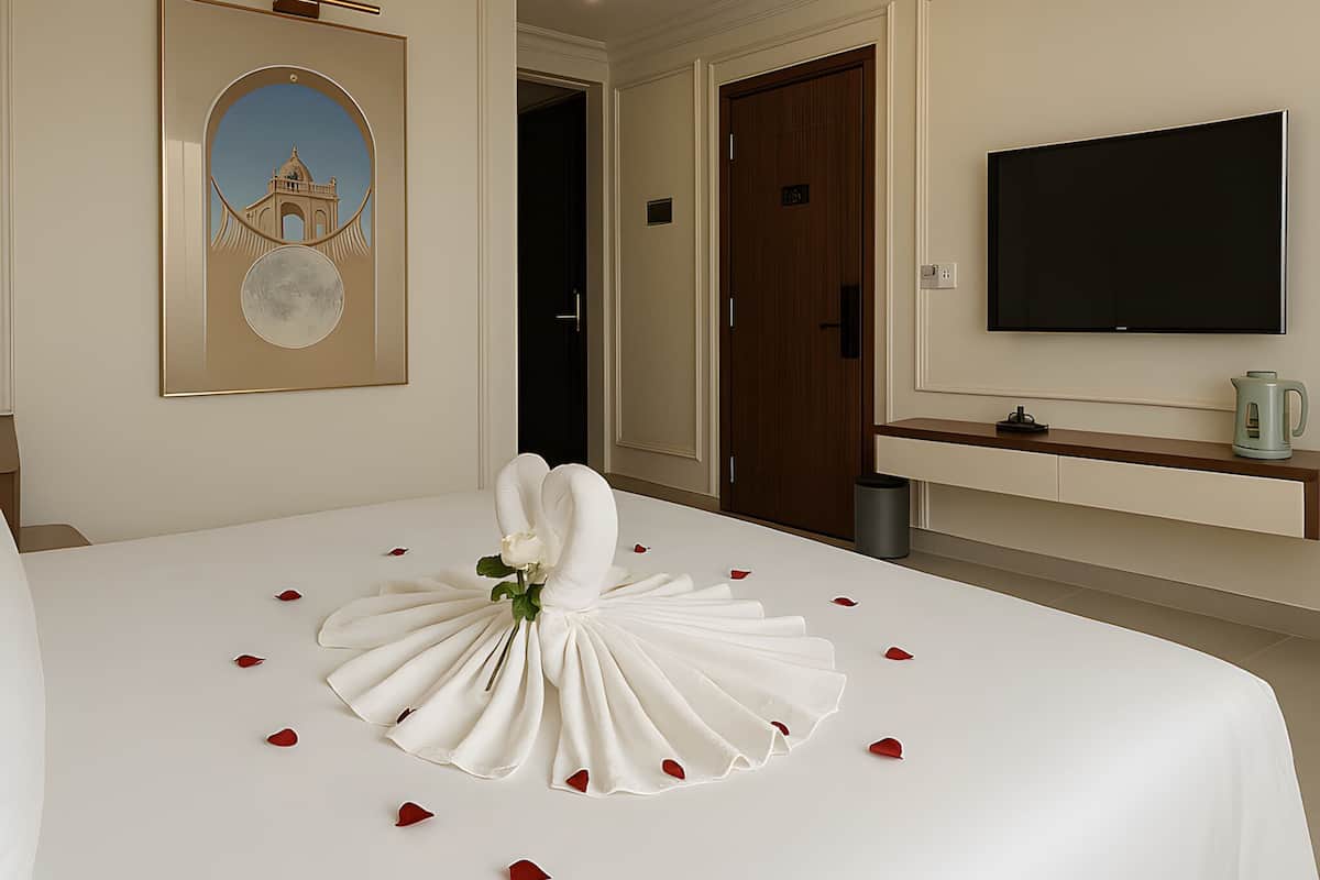 Executive Double Room | Minibar, in-room safe, desk, laptop workspace