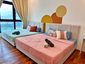 3 chambres, fer et planche à repasser, Wi-Fi gratuit, draps fournis