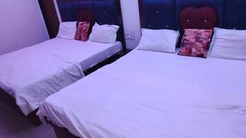 Luxury Room | Premium bedding, desk, laptop workspace, rollaway beds