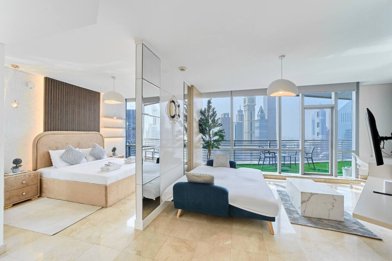 1 bedroom, desk, iron/ironing board, WiFi