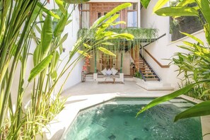 Villa (1 Bedroom) | Exterior - Stylish 1-br Villa With Pool, 800m to Echo Beach (Canggu)