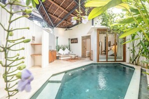 Villa (1 Bedroom) | Front of property - Chic 1-br Villa With Pool, 4 Mins to Echo Beach (Canggu)