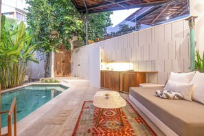 Villa (1 Bedroom) | Exterior - Chic 1-br Villa With Pool, 4 Mins to Echo Beach (Canggu)