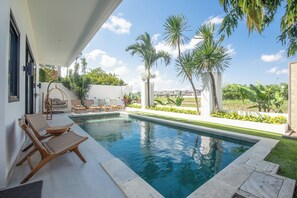 Villa (4 Bedrooms) | Exterior - 4 Bd Seminyak Retreat + Rice Fields 4 Mins to Beac (Kerobokan)