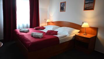 In-room safe, desk, laptop workspace, blackout drapes