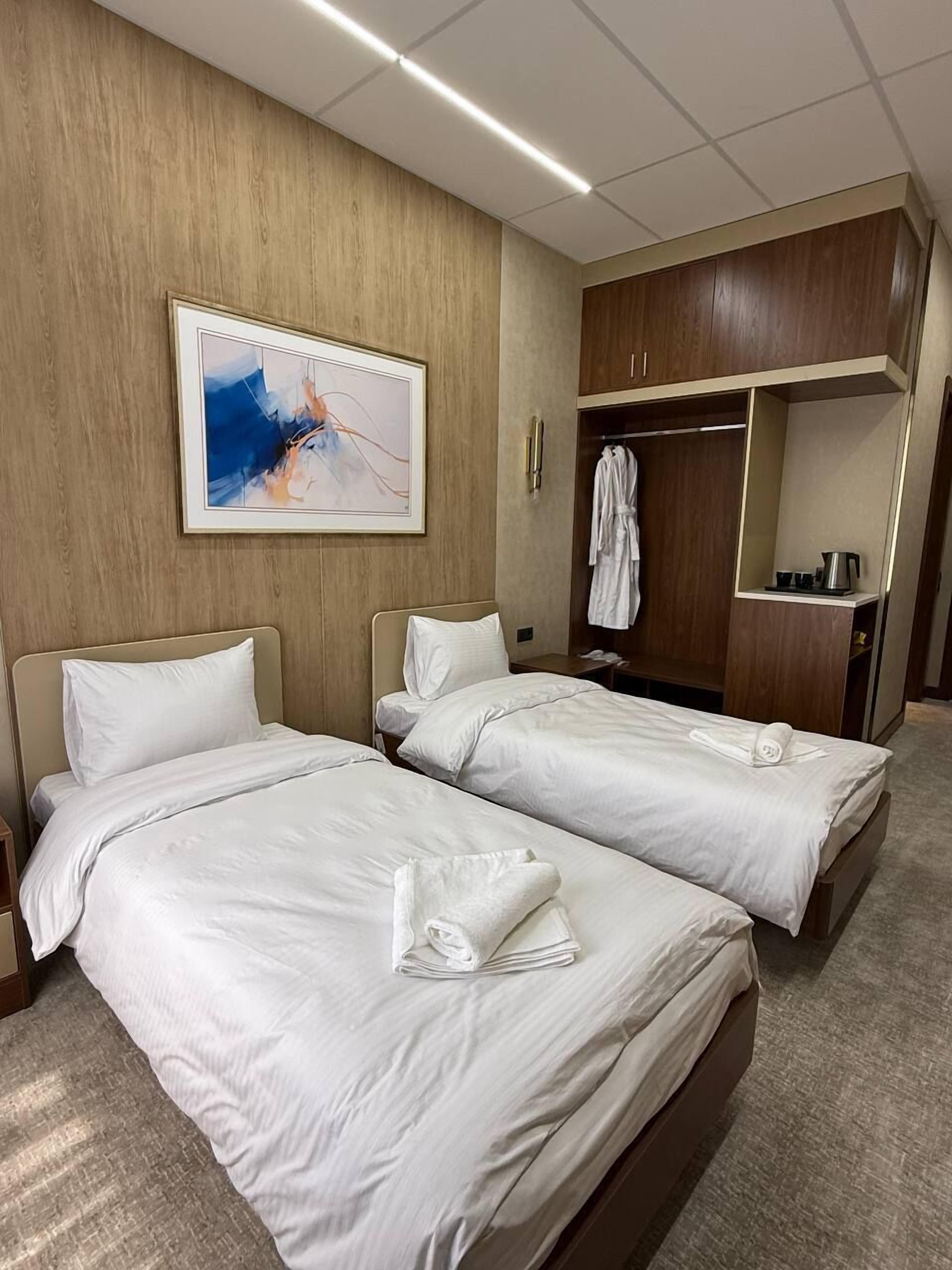 In-room safe, desk, laptop workspace, blackout curtains