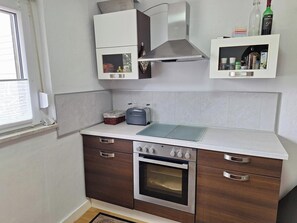 Microwave, oven, stovetop