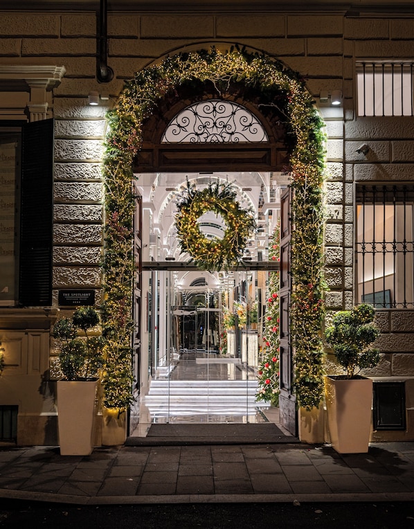 Majoituspaikan julkisivu