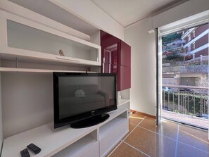 Apartment, 1 Bedroom, Balcony, Hill View | Living area | 40-inch flat-screen TV with cable channels - Inviting 1-bedroom flat with Balcony (Rapallo)
