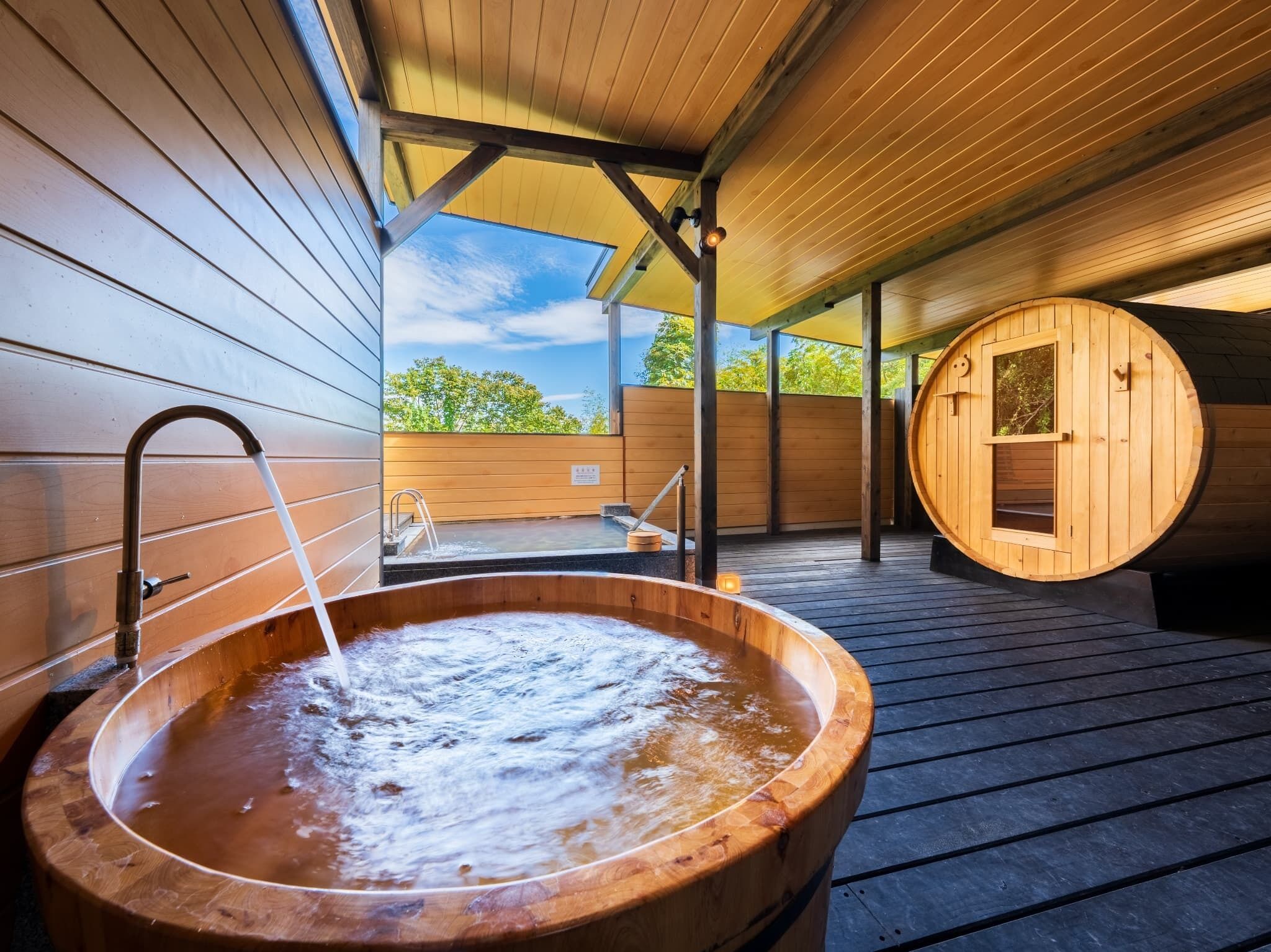 [No View] [Standard Villa / Western-style Room / 3 Beds] with Hot Spring and Mild Sauna