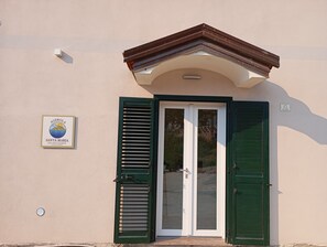 Overnatningsstedets facade