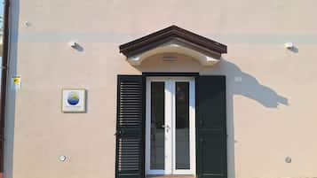 Fassade der Unterkunft
