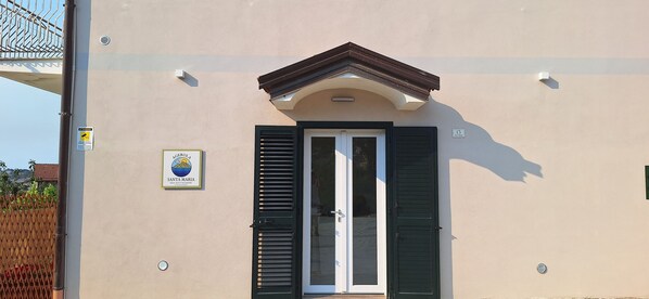 Façade de l’hébergement